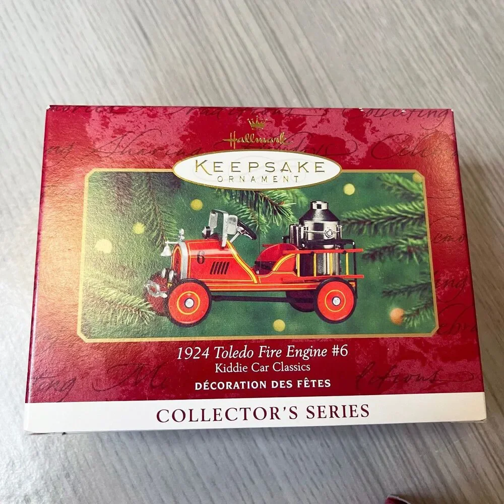 Hallmark Kiddie Car Classics Ornament Lot of 3 1999 2000 2001 Collector Series